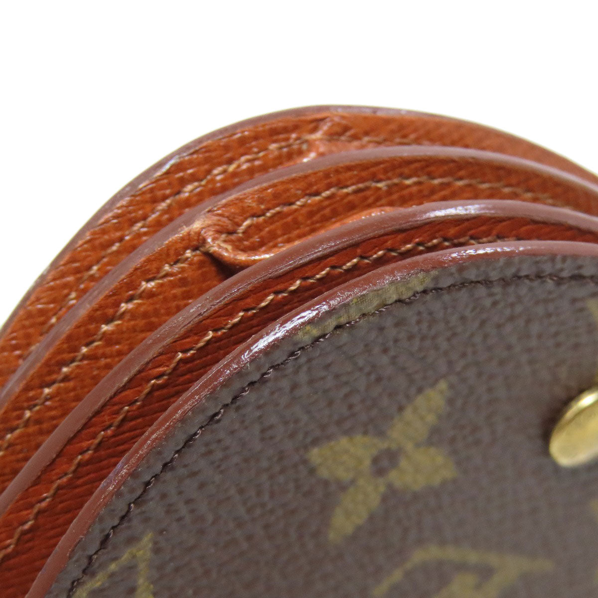 LOUIS VUITTON Coin case M61970 Monogram canvas Brown Porto Monet Guze