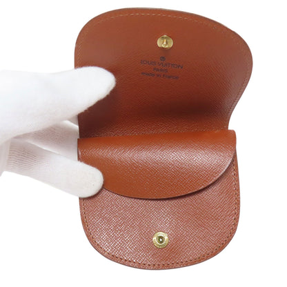 LOUIS VUITTON Coin case M61970 Monogram canvas Brown Porto Monet Guze