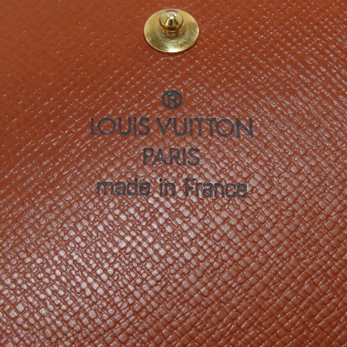 LOUIS VUITTON Coin case M61970 Monogram canvas Brown Porto Monet Guze