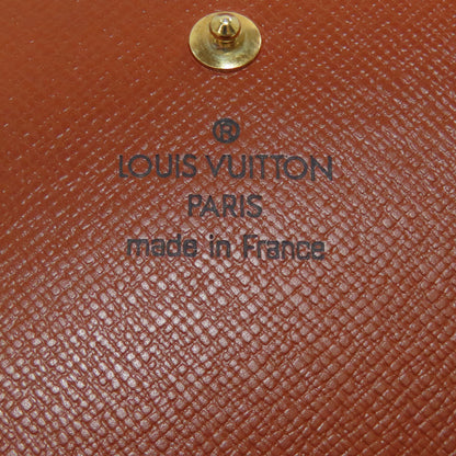 LOUIS VUITTON Coin case M61970 Monogram canvas Brown Porto Monet Guze