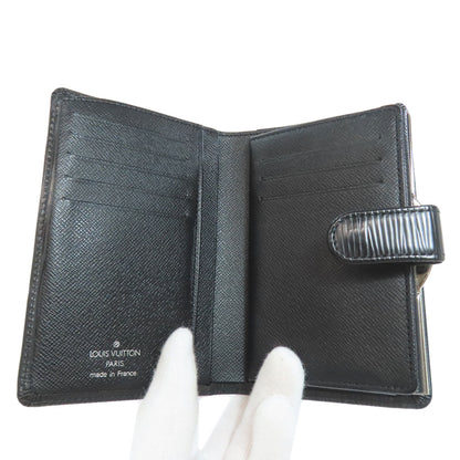 LOUIS VUITTON Bifold Wallet M63242 Epi black Portefeuille Vienova