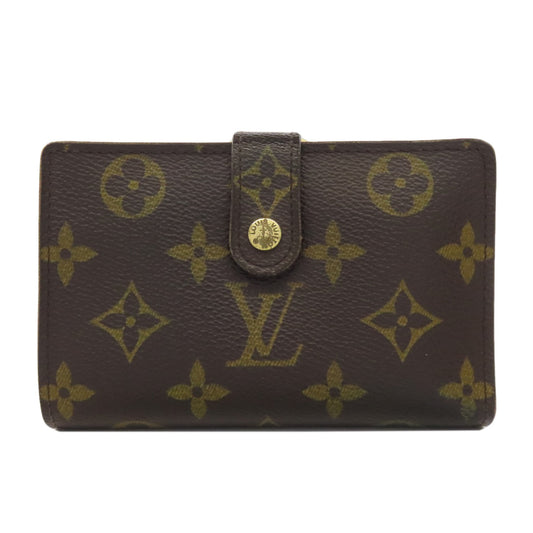 LOUIS VUITTON Bifold Wallet M61663 Monogram canvas Brown PortomonÃ© Vienova
