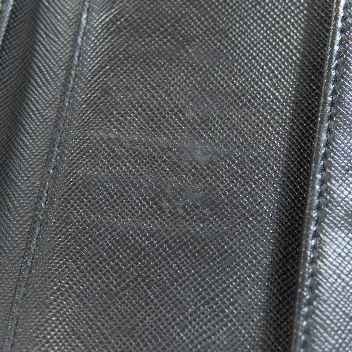 PRADA Bifold Wallet M170 Nylon black logoMetal