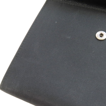 PRADA Bifold Wallet M170 Nylon black logoMetal