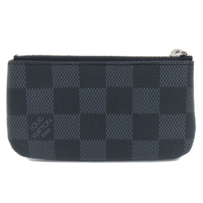 LOUIS VUITTON Coin case N60155 Damier canvas gray Pochette Kle