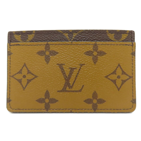 LOUIS VUITTON Card Case M69161 Monogram reverse Brown Porto cult · Simple