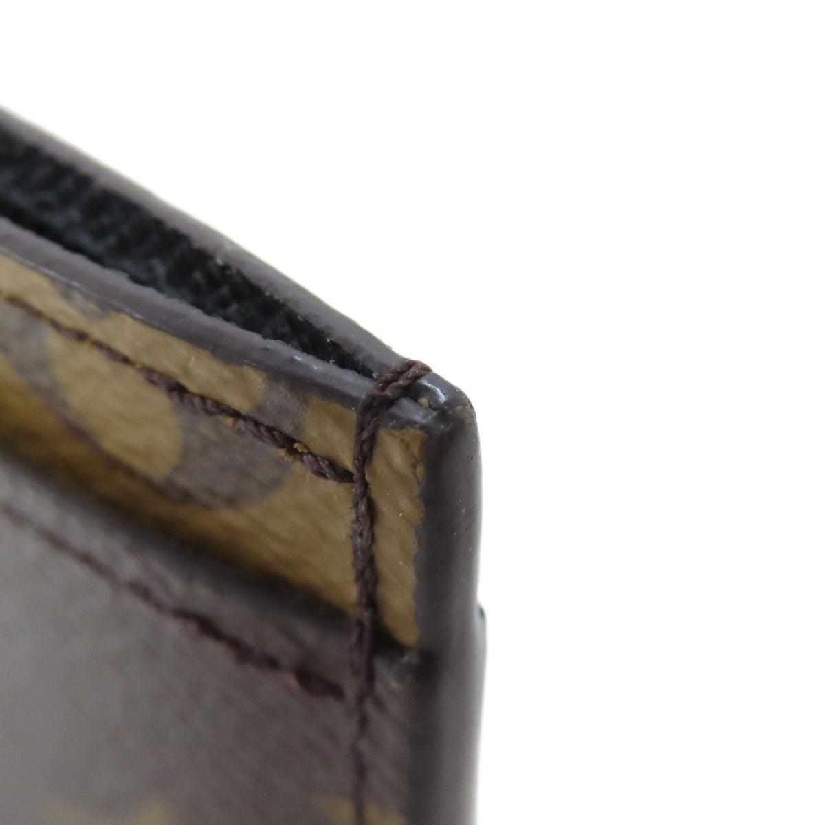 LOUIS VUITTON Card Case M69161 Monogram reverse Brown Porto cult · Simple