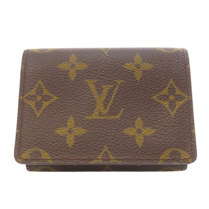 LOUIS VUITTON Card Case M62920 Monogram canvas Brown Anvelope Carte de Visit Card Case