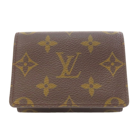 LOUIS VUITTON Card Case M62920 Monogram canvas Brown Anvelope Carte de Visit Card Case