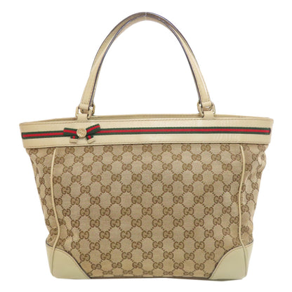 GUCCI Tote Bag 257061 canvas Brown Mayfair Sherry Line
