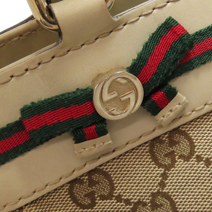 GUCCI Tote Bag 257061 canvas Brown Mayfair Sherry Line