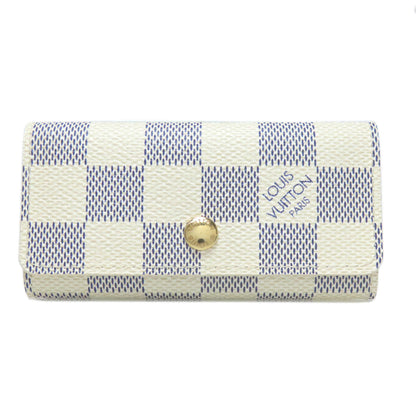 LOUIS VUITTON Key case Key holder  N60020 Damier canvas white Multicles4
