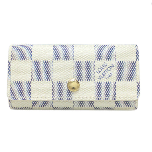 LOUIS VUITTON Key case Key holder  N60020 Damier canvas white Multicles4