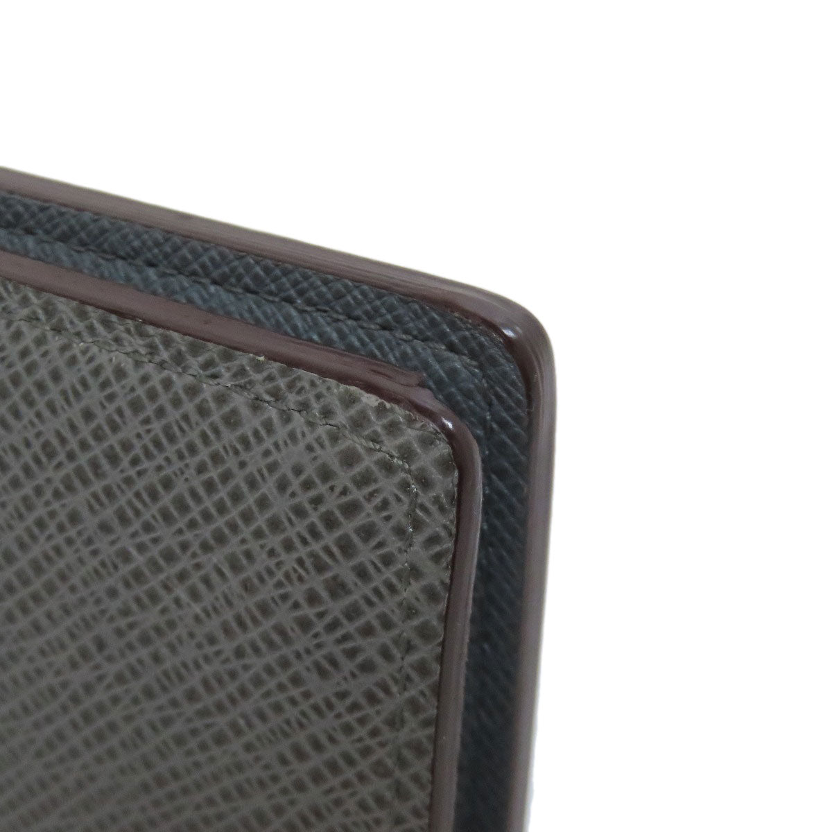 LOUIS VUITTON Long Wallet Purse M32653 Taiga Leather gray Portefeuille Blaza