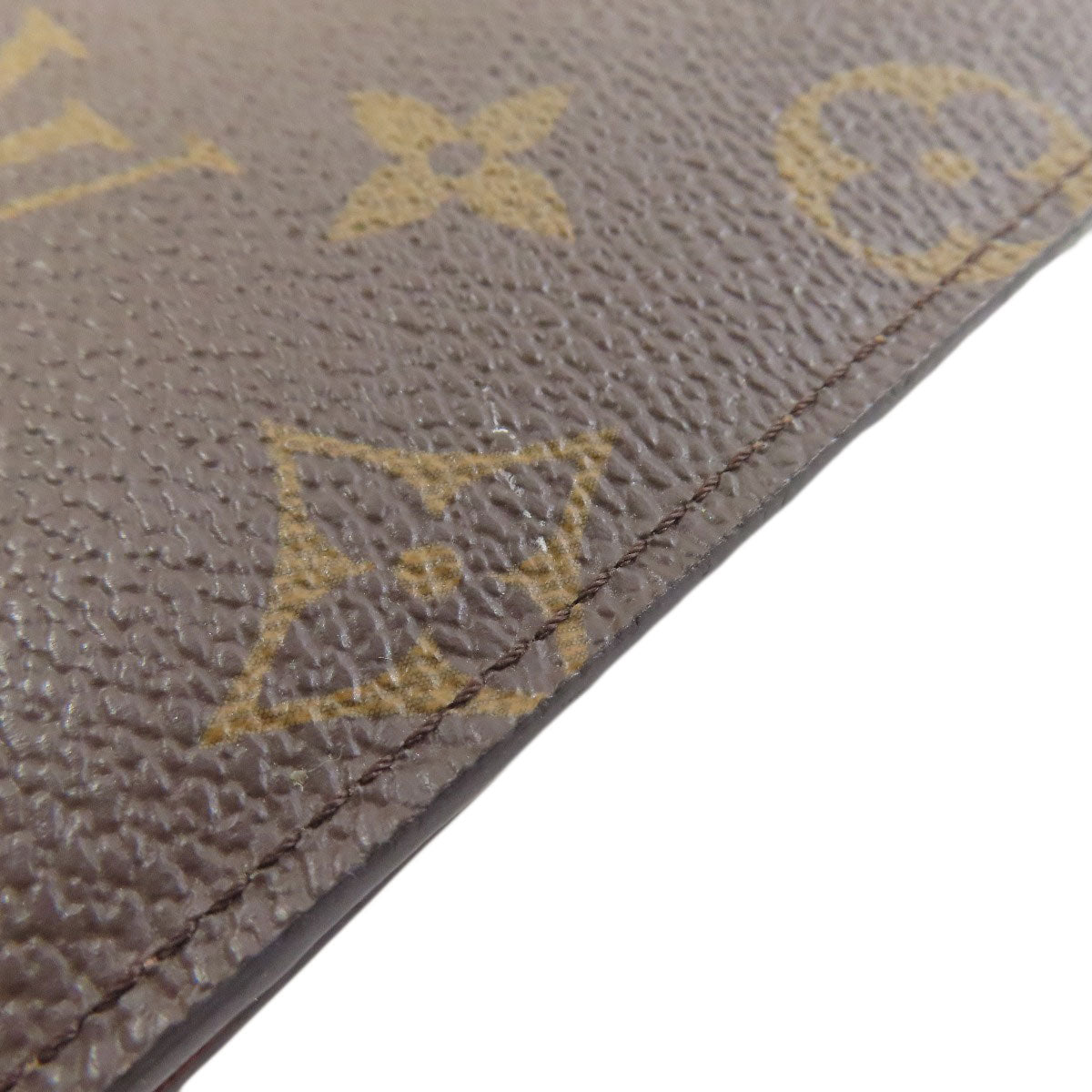 LOUIS VUITTON Notebook cover R20503 Monogram canvas Brown Agenda poch