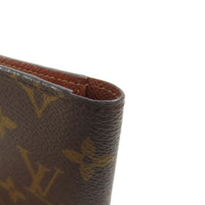 LOUIS VUITTON Notebook cover R20503 Monogram canvas Brown Agenda poch