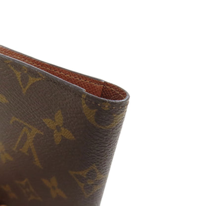 LOUIS VUITTON Notebook cover R20503 Monogram canvas Brown Agenda poch