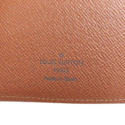 LOUIS VUITTON Notebook cover R20503 Monogram canvas Brown Agenda poch