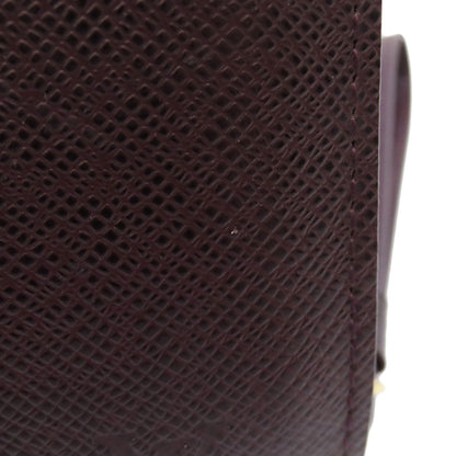 LOUIS VUITTON business bag M30186 Taiga Leather purple Baikal