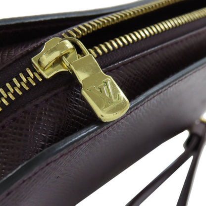 LOUIS VUITTON business bag M30186 Taiga Leather purple Baikal