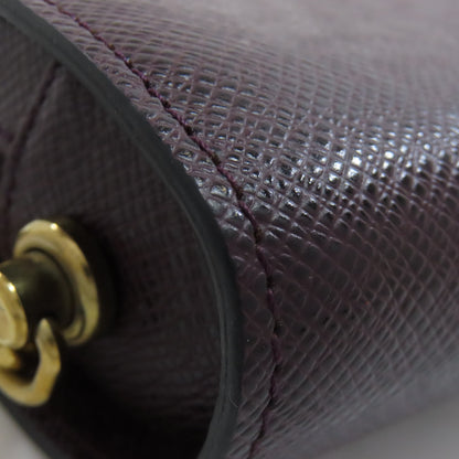 LOUIS VUITTON business bag M30186 Taiga Leather purple Baikal