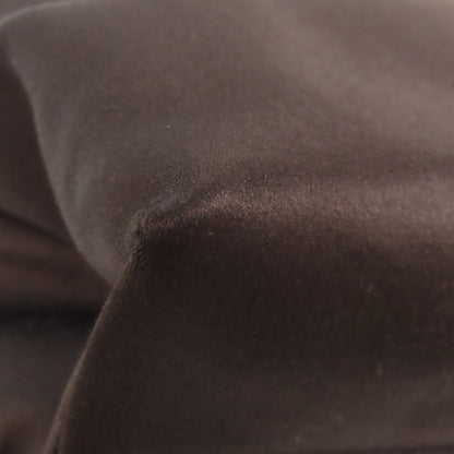 PRADA Handbag Satin Brown logo