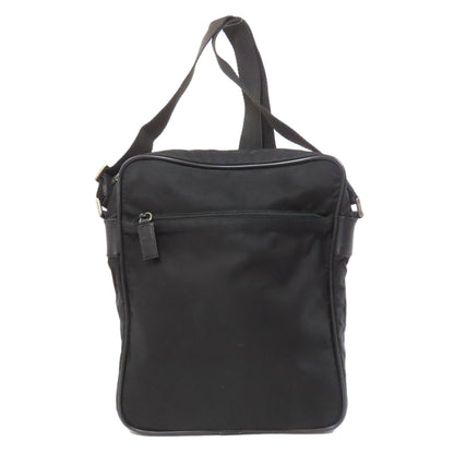 PRADA Shoulder Bag Nylon black logoMetal