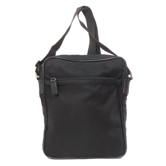 PRADA Shoulder Bag Nylon black logoMetal