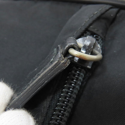 PRADA Shoulder Bag Nylon black logoMetal