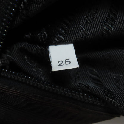PRADA Shoulder Bag Nylon black logoMetal