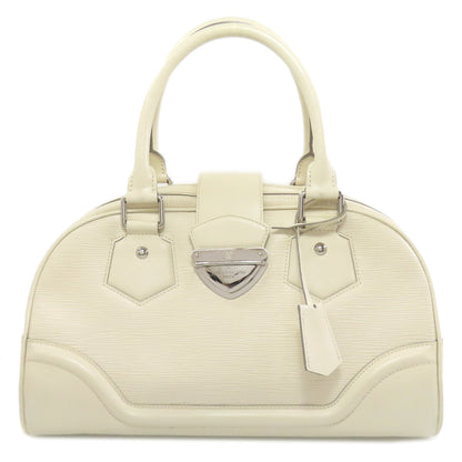 LOUIS VUITTON Handbag M5931J Epi white Bowling Montaigne GM