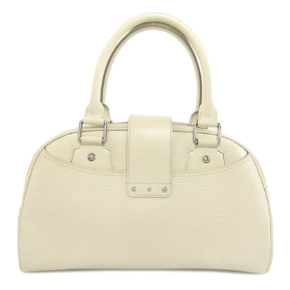 LOUIS VUITTON Handbag M5931J Epi white Bowling Montaigne GM