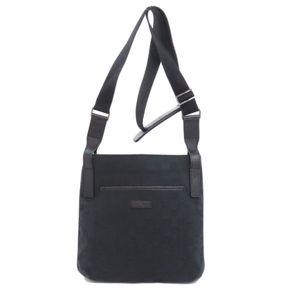 GUCCI Shoulder Bag 122793 canvas black GG
