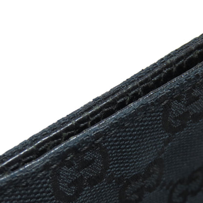 GUCCI Shoulder Bag 122793 canvas black GG