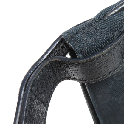 GUCCI Shoulder Bag 122793 canvas black GG