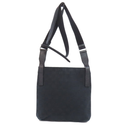 GUCCI Shoulder Bag 122793 canvas black GG