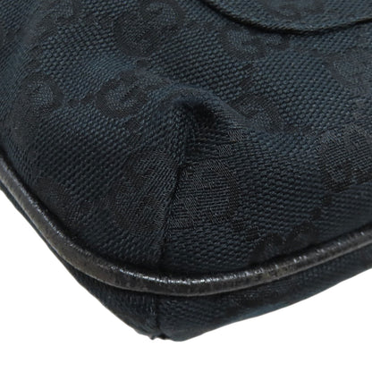 GUCCI Shoulder Bag 122793 canvas black GG