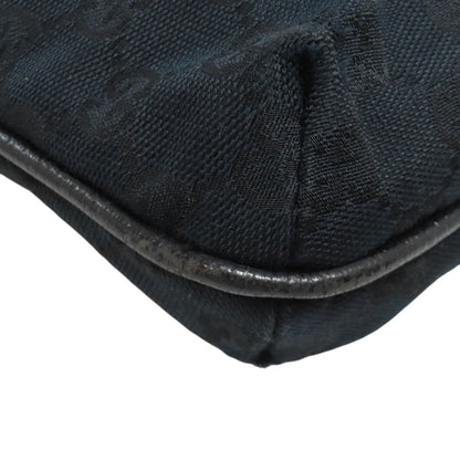 GUCCI Shoulder Bag 122793 canvas black GG