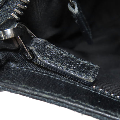 GUCCI Shoulder Bag 122793 canvas black GG