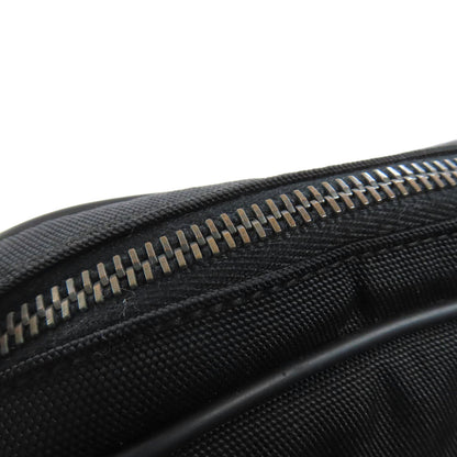 GUCCI Hip bag 161823 Nylon black GG Signature Shima