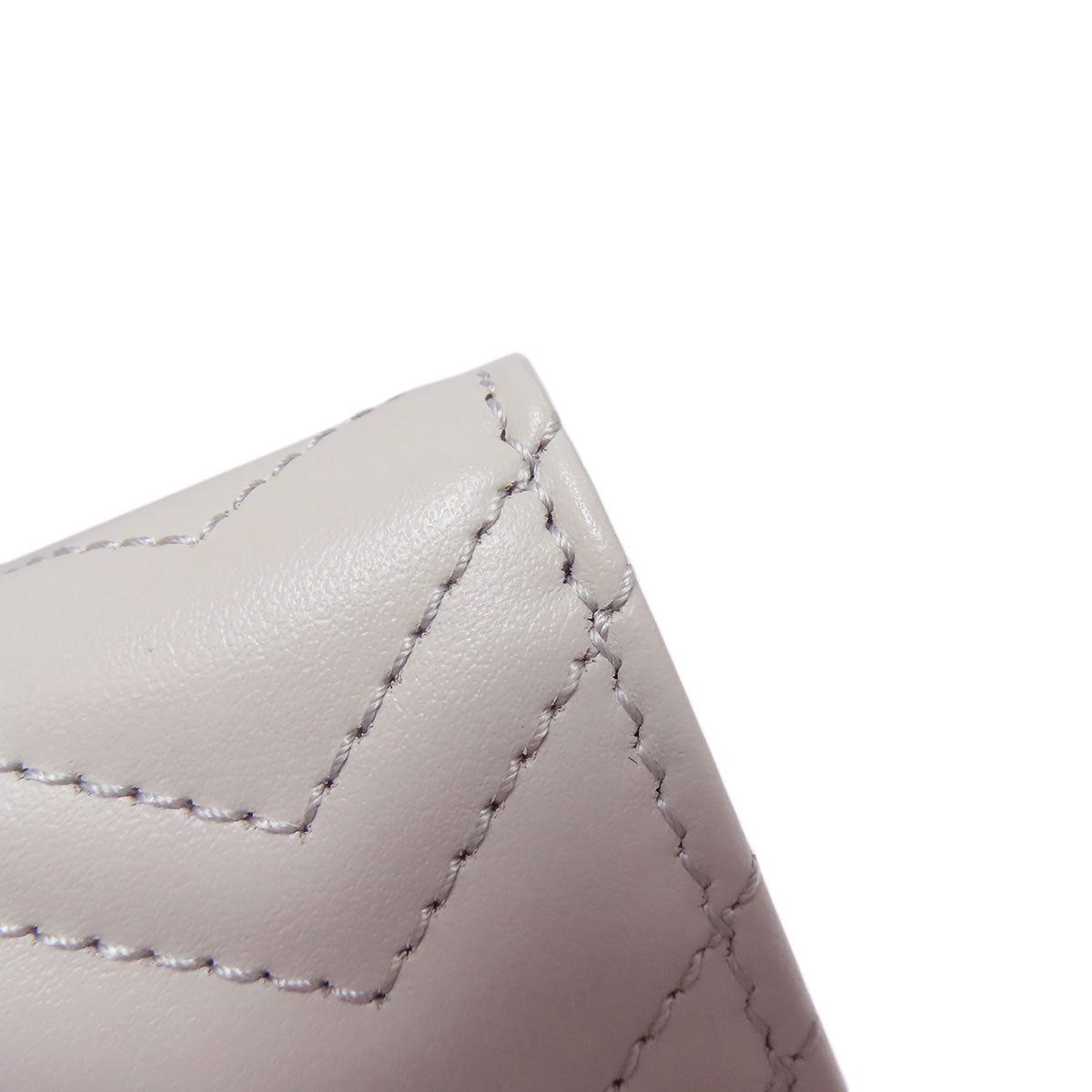 GUCCI Bifold Wallet 466492 leather gray GG Marmont