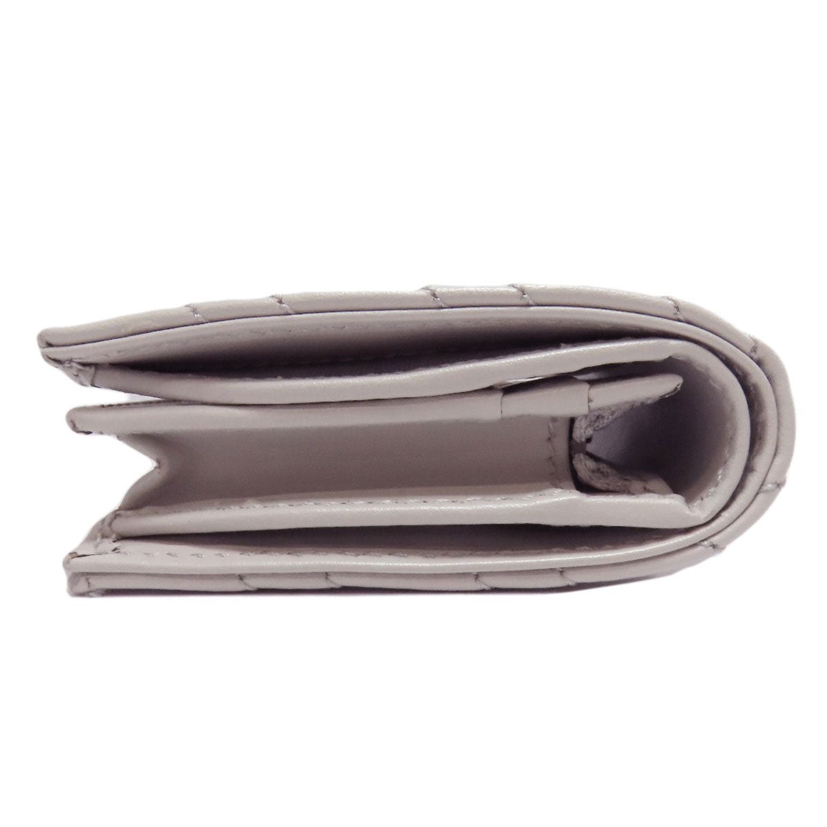GUCCI Bifold Wallet 466492 leather gray GG Marmont