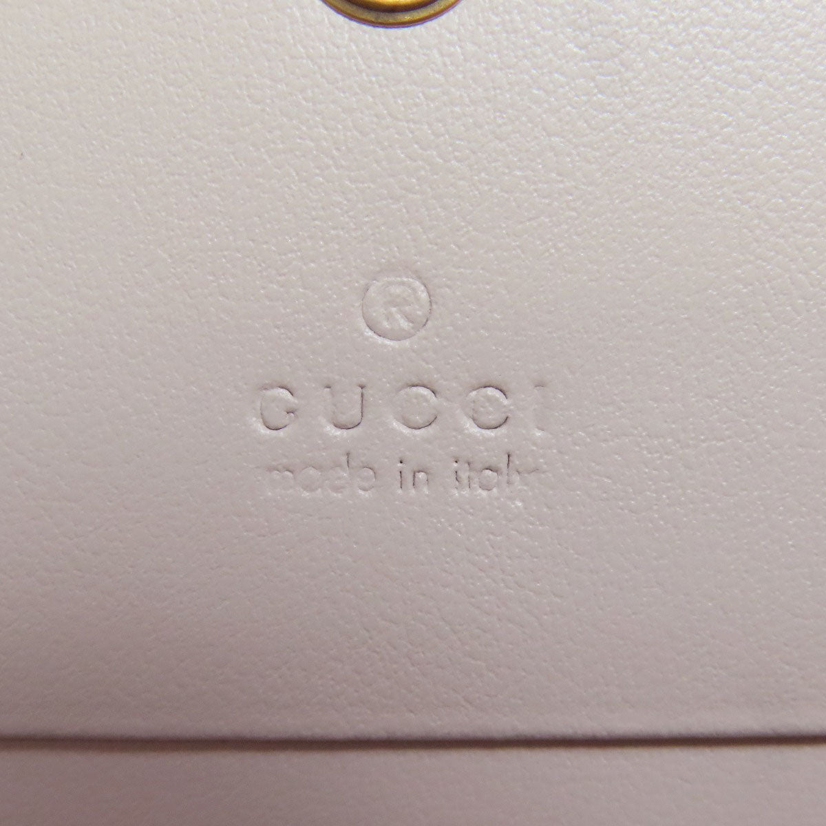 GUCCI Bifold Wallet 466492 leather gray GG Marmont