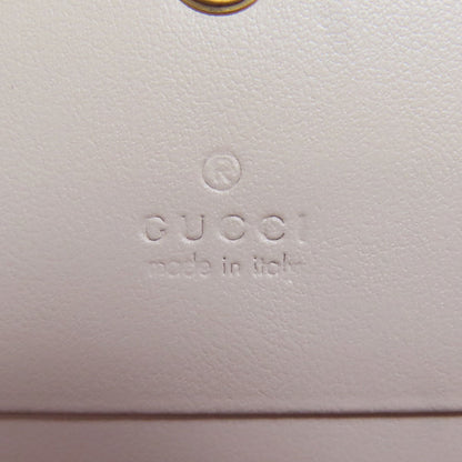 GUCCI Bifold Wallet 466492 leather gray GG Marmont