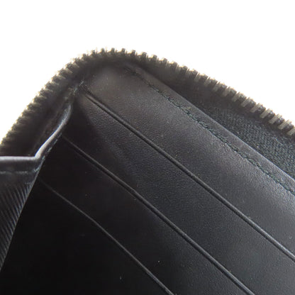 GUCCI Long Wallet Purse 408831 PVC black GG Supreme Shelly Line