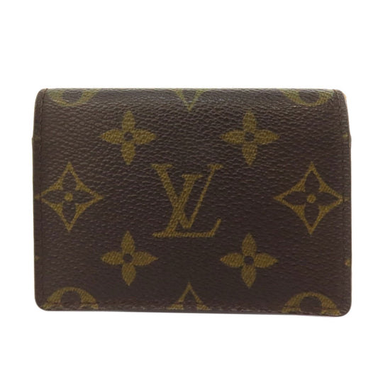 LOUIS VUITTON Card Case M62920 Monogram canvas Brown Anne Vert Cult De Visit