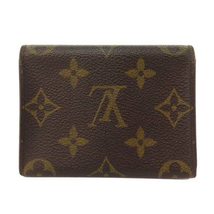 LOUIS VUITTON Card Case M62920 Monogram canvas Brown Anne Vert Cult De Visit