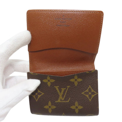 LOUIS VUITTON Card Case M62920 Monogram canvas Brown Anne Vert Cult De Visit