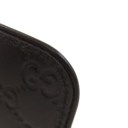 GUCCI Coin case 233183 leather black GG Signature Shima