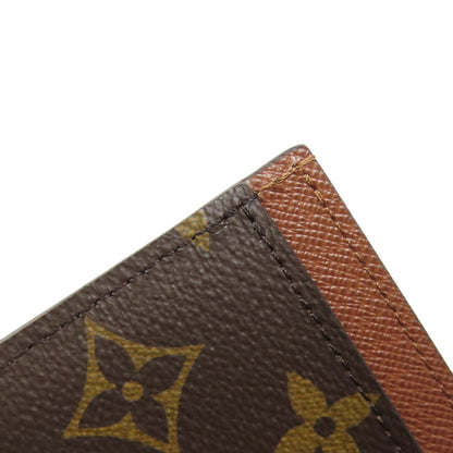 LOUIS VUITTON Card Case M61733 Monogram canvas Brown Porte Cartes・Simple